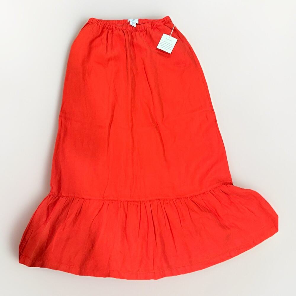 NWT Calypso St Barth Red Skirt- Sz M